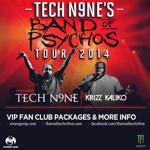 Tech N9ne's Band of Psychos Tour 2014