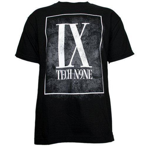 Tech N9ne - Black Ix Stacked T-shirt